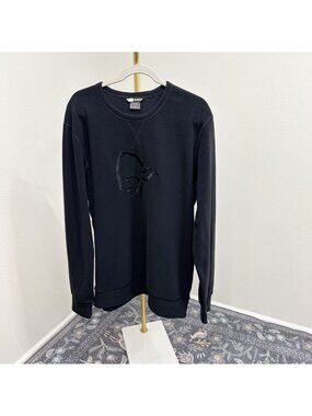 Norrona Embroidered Logo Crew Neck Pull Over Fleece Lined Sweater Unisex Size XL